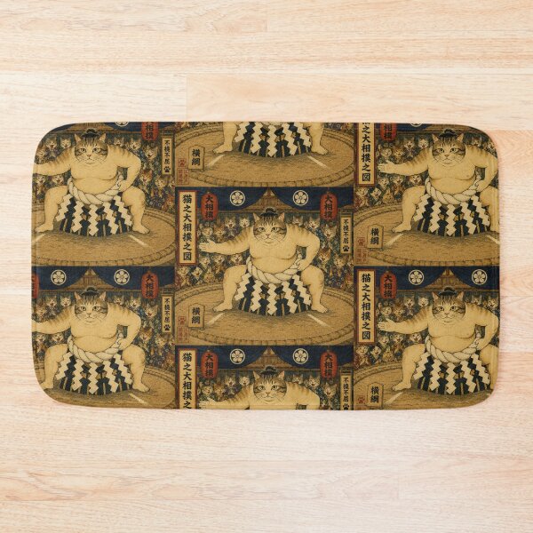 Item preview, The Grand Cat Sumo – Ukiyo-e Yokozuna designed and sold by カワチイキュート.