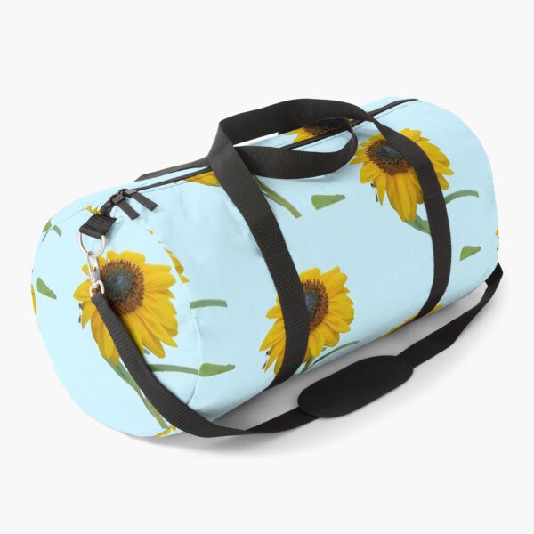 Item preview, Sunflower With Insects For Bringing You Shining Wamth Baby Blue Background designed and sold by BOKEbyTC.