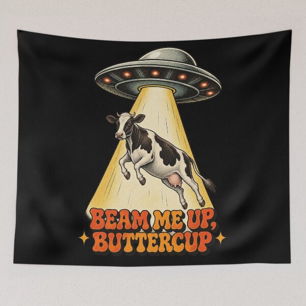Item preview, Beam me up, buttercup designed and sold by DeVeauDesign.