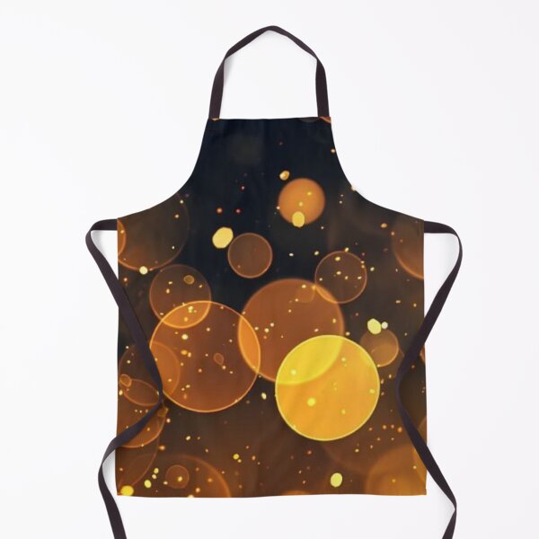 Item preview, Golden Bokeh Lights Sparks Dark Abstract Background designed and sold by LYAN-STORE.