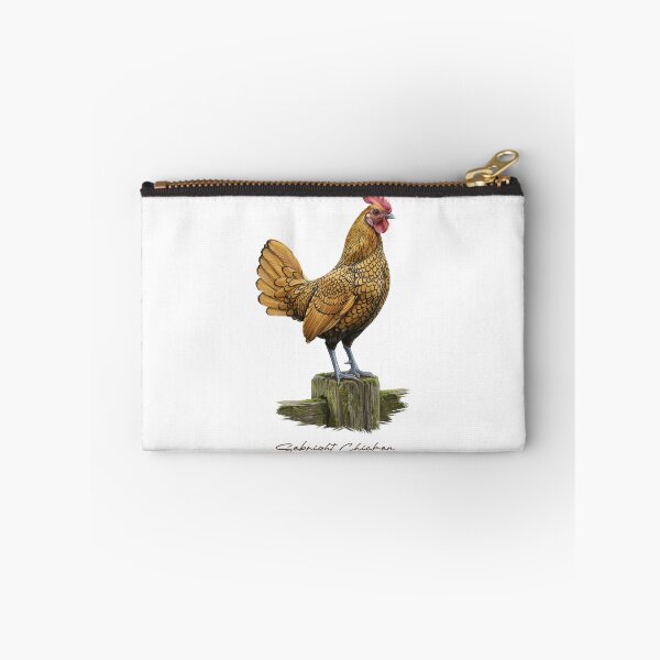 Item preview, Sebright Chicken on Wooden Fence Bird Illustration designed and sold by Takeda-art.