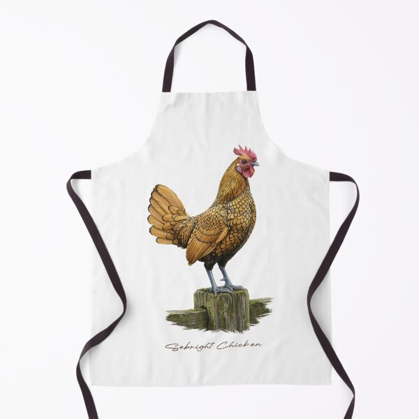 Item preview, Sebright Chicken on Wooden Fence Bird Illustration designed and sold by Takeda-art.