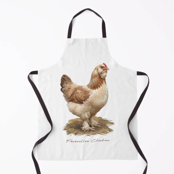 Item preview, Faverolles Chicken in Farm Bird Illustration designed and sold by Takeda-art.