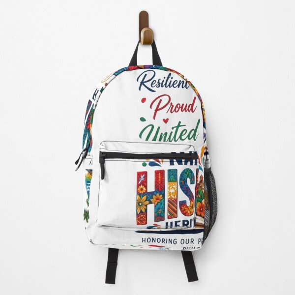 Item preview, National Hispanic Heritage Month – Resilient, Proud & United Cultural Map Art designed and sold by CKADigital.