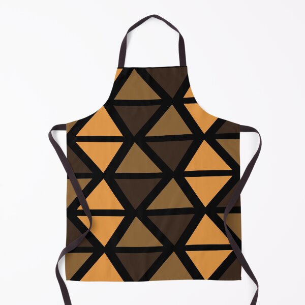 Item preview, Geometric Bogolan Pattern – Earth-Colored Triangles designed and sold by Wolagno.