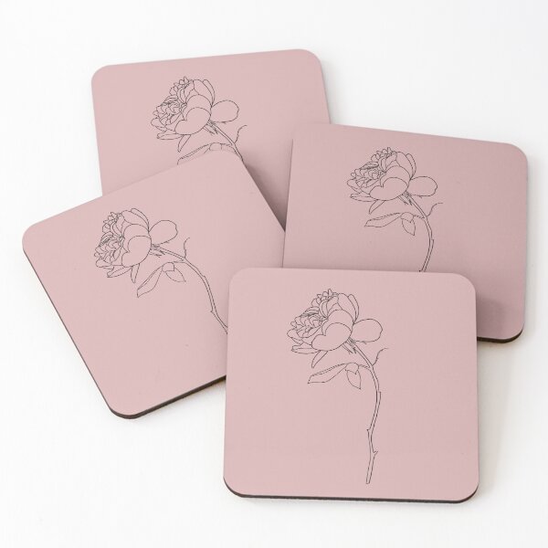 Item preview, Rose outline designed and sold by Line & Tide.