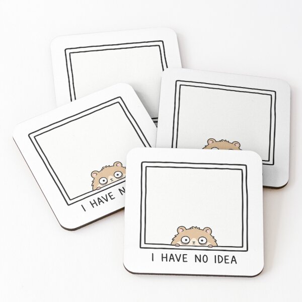 Item preview, I Have No Idea Funny Hamster Meme Confused Relatable designed and sold by MonkiFlipp.