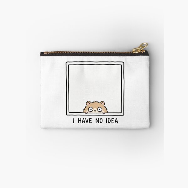 Item preview, I Have No Idea Funny Hamster Meme Confused Relatable designed and sold by MonkiFlipp.