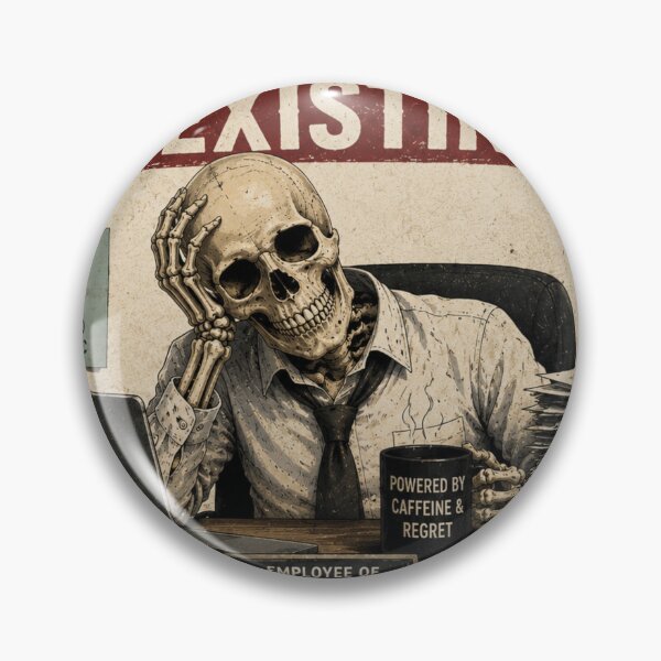 Item preview, Corporate Survival Guide Funny Office Skeleton Meme designed and sold by CartRex.