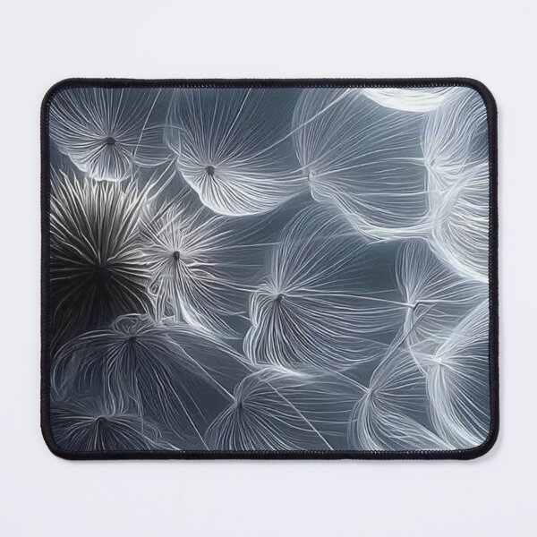 Item preview, Glowing Dandelion Seeds Macro Dark Botanical Art designed and sold by LYAN-STORE.