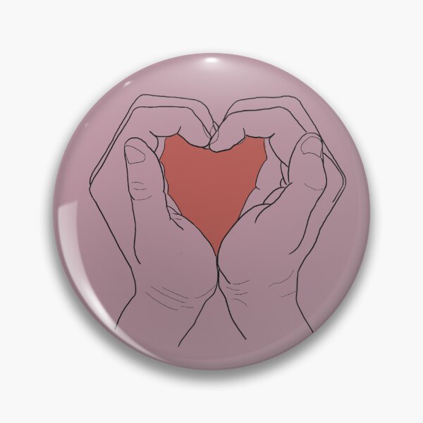 Item preview, Heart hands drawing  designed and sold by Line & Tide.