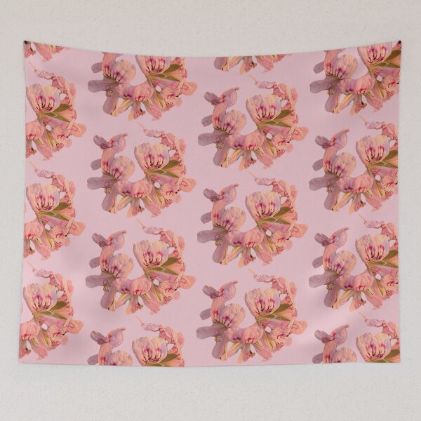 Item preview, Isolated Pink Geranium Pelargonium Blossom Wreath Macro Cutout designed and sold by BalkanBloom.