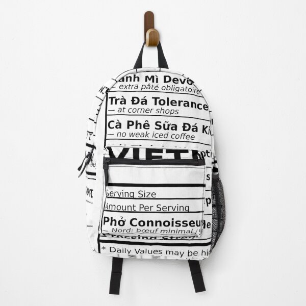 Item preview, Funny Vietnamese Nutrition Facts Cultural Humor designed and sold by Danh Style.