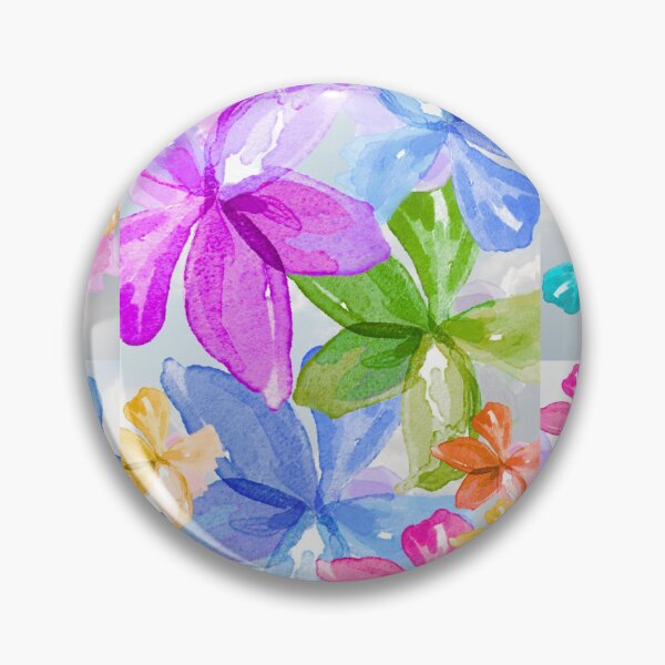 Item preview, Colorful flower akwarel designed and sold by calipso82.