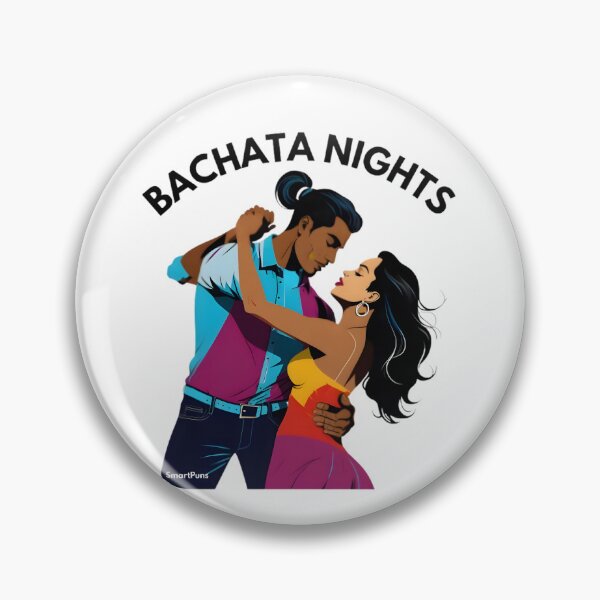 Item preview, Bachata Nights – Vibrant Pop Art Latino Dance Couple Vector, Romantic Sensual Latin Dancers Silhouette, Colorful Comic Apparel Graphic Sticker designed and sold by SmartPuns.