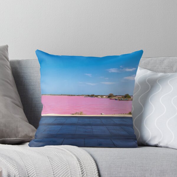 Item preview, Hanok Window to the World: Lake Retba Pink Water & Senegal Landscape | Fine Art Print designed and sold by SOOstudio73.