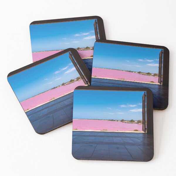 Item preview, Hanok Window to the World: Lake Retba Pink Water & Senegal Landscape | Fine Art Print designed and sold by SOOstudio73.