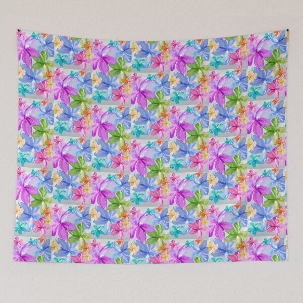 Item preview, Colorful flower akwarel designed and sold by calipso82.