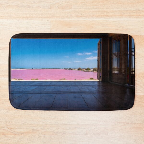Item preview, Hanok Window to the World: Lake Retba Pink Water & Senegal Landscape | Fine Art Print designed and sold by SOOstudio73.