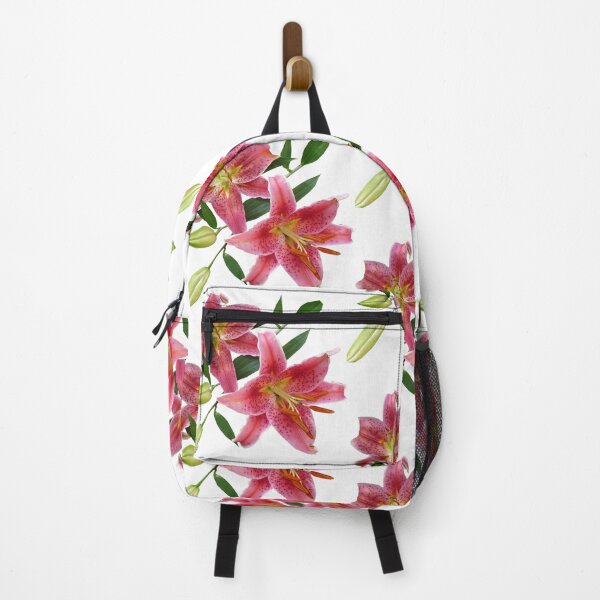 Item preview, pink stargazer lily botanical art designed and sold by introvertarts.