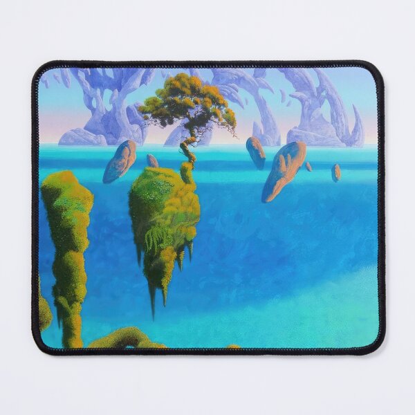 Item preview,   New Upload  - Roger Dean - Best Artist - Roger Dean Inspired Fantasy Landscape – Surreal Progressive Rock Art designed and sold by MirandaZArt.
