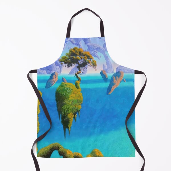 Item preview,   New Upload  - Roger Dean - Best Artist - Roger Dean Inspired Fantasy Landscape – Surreal Progressive Rock Art designed and sold by MirandaZArt.