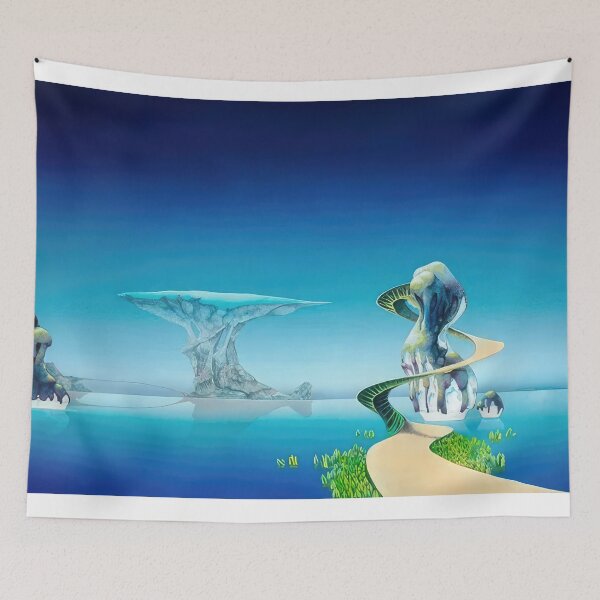 Item preview,   New Upload  - Roger Dean - Best Artist - Roger Dean Inspired Fantasy Landscape – Surreal Progressive Rock Art designed and sold by MirandaZArt.