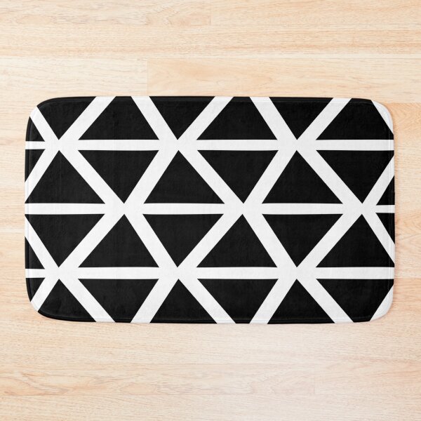 Item preview, Geometric Bogolan Pattern – Triangles in Black designed and sold by Wolagno.
