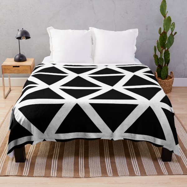 Item preview, Geometric Bogolan Pattern – Triangles in Black designed and sold by Wolagno.