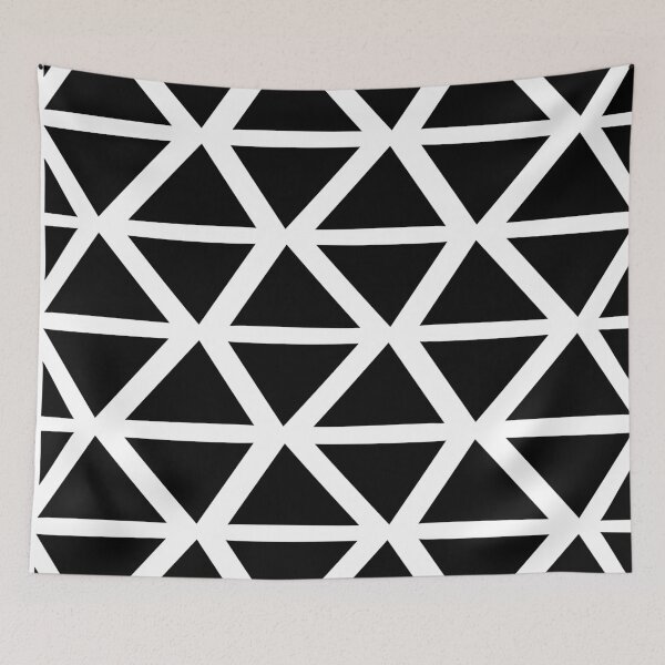 Item preview, Geometric Bogolan Pattern – Triangles in Black designed and sold by Wolagno.