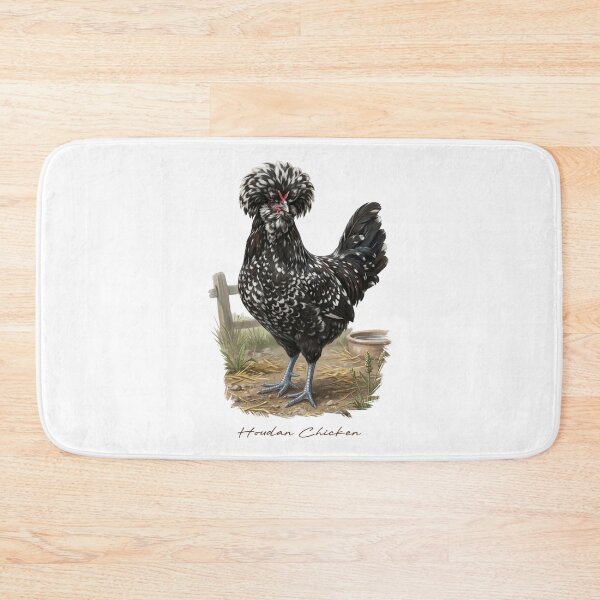 Item preview, Houdan Chicken on Farmland Bird Illustration designed and sold by Takeda-art.