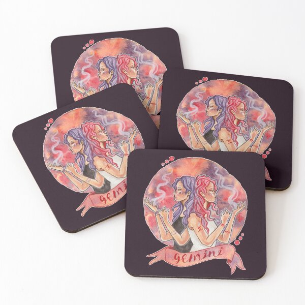 Item preview, Gemini Zodiac Sign Celestial Air Element Magic Art designed and sold by esmavart.