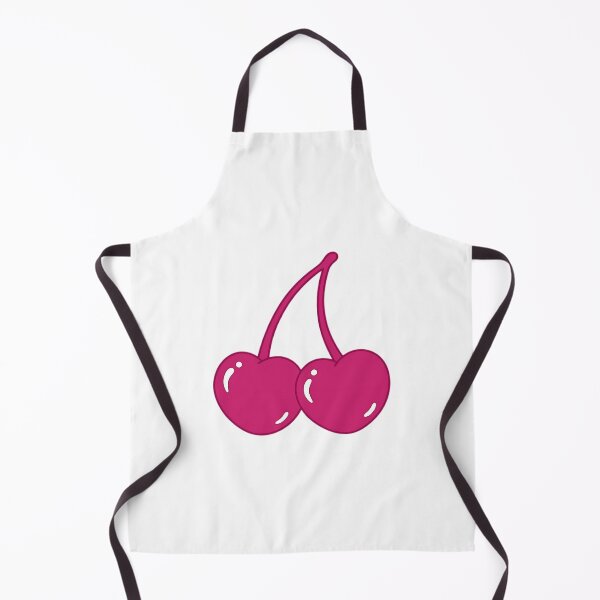 Item preview, Cherry Heart Sticker - Vibrant Pink Version designed and sold by bsalaub-.
