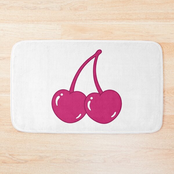 Item preview, Cherry Heart Sticker - Vibrant Pink Version designed and sold by bsalaub-.