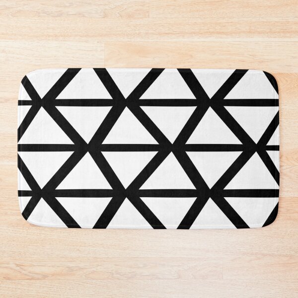Item preview, Geometric Bogolan Pattern – Triangles, White designed and sold by Wolagno.