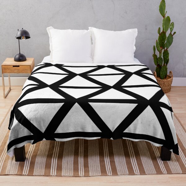 Item preview, Geometric Bogolan Pattern – Triangles, White designed and sold by Wolagno.