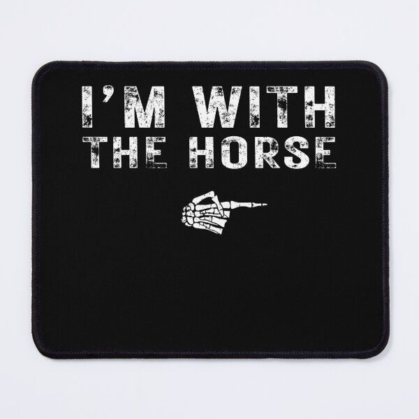 Item preview, I'm With The HORSE Matching Couple Halloween designed and sold by mdmahabubur.
