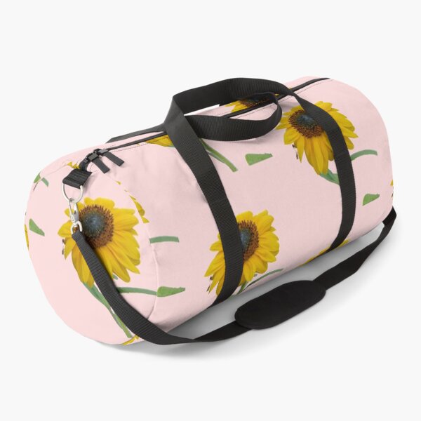 Item preview, Sunflower With Insects For Bringing You Shining Wamth Salmon Background designed and sold by BOKEbyTC.