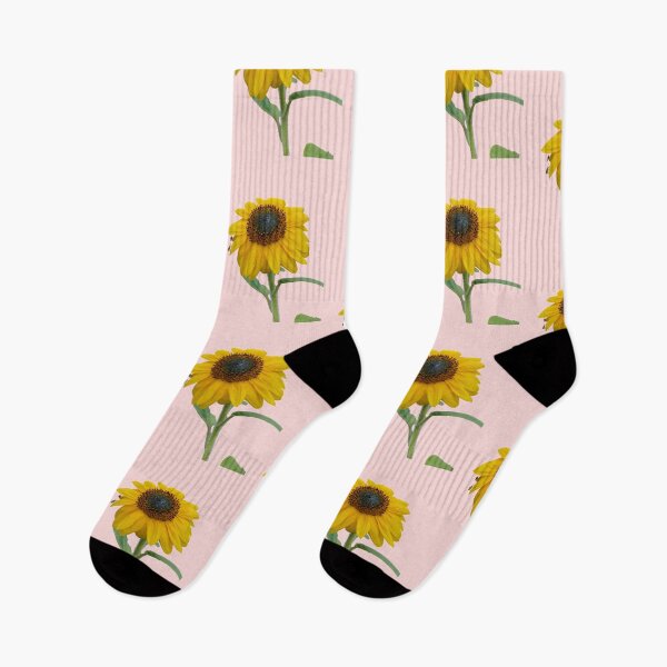 Item preview, Sunflower With Insects For Bringing You Shining Wamth Salmon Background designed and sold by BOKEbyTC.