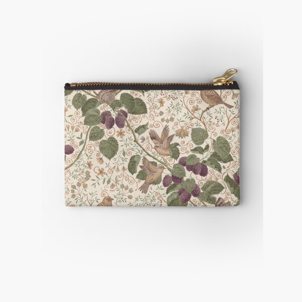 Item preview, William Morris Mulberry Orchard Botanical Pattern – Vintage Arts and Crafts Fruit & Bird Design designed and sold by Tamas Das.