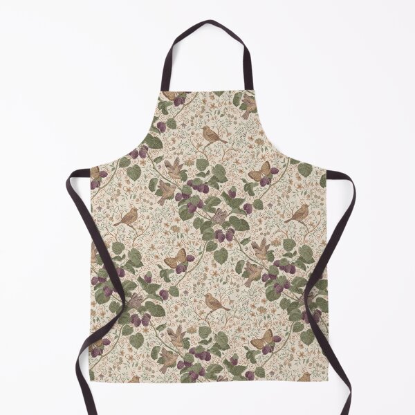 Item preview, William Morris Mulberry Orchard Botanical Pattern – Vintage Arts and Crafts Fruit & Bird Design designed and sold by Tamas Das.