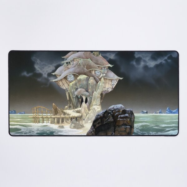 Item preview,   New Upload  - Roger Dean - Best Artist - Roger Dean Inspired Fantasy Landscape – Surreal Progressive Rock Art designed and sold by MirandaZArt.