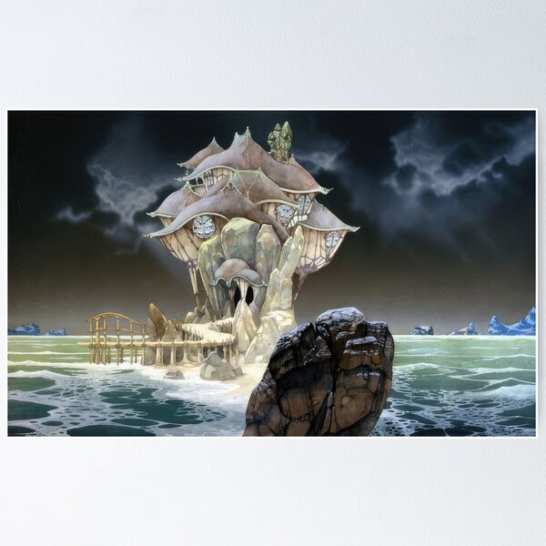 Item preview,   New Upload  - Roger Dean - Best Artist - Roger Dean Inspired Fantasy Landscape – Surreal Progressive Rock Art designed and sold by MirandaZArt.