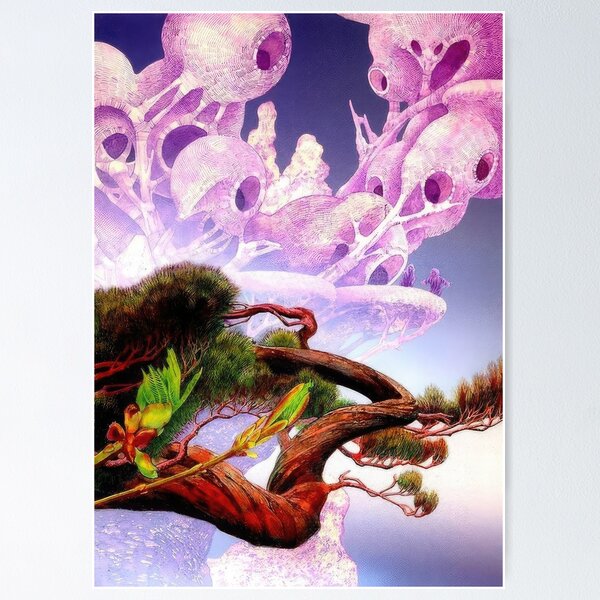 Item preview,   New Upload  - Roger Dean - Best Artist - Roger Dean Inspired Fantasy Landscape – Surreal Progressive Rock Art designed and sold by MirandaZArt.