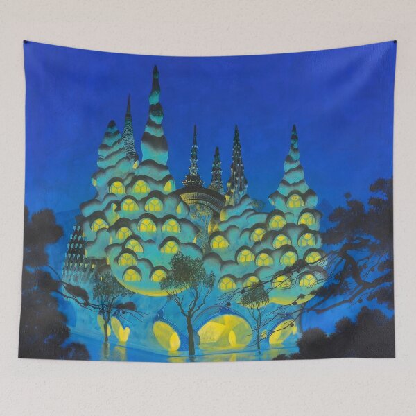 Item preview,   New Upload  - Roger Dean - Best Artist - Roger Dean Inspired Fantasy Landscape – Surreal Progressive Rock Art designed and sold by MirandaZArt.
