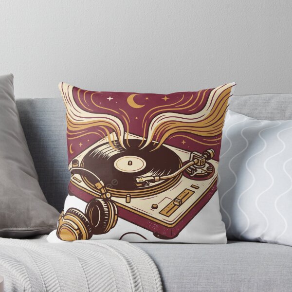 Item preview, Midnight Vinyl Club Retro Record Player Music Design designed and sold by TheOctopusArt.