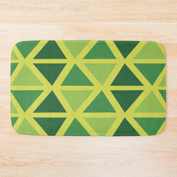 Item preview, Geometric Bogolan Pattern – Green Triangles designed and sold by Wolagno.