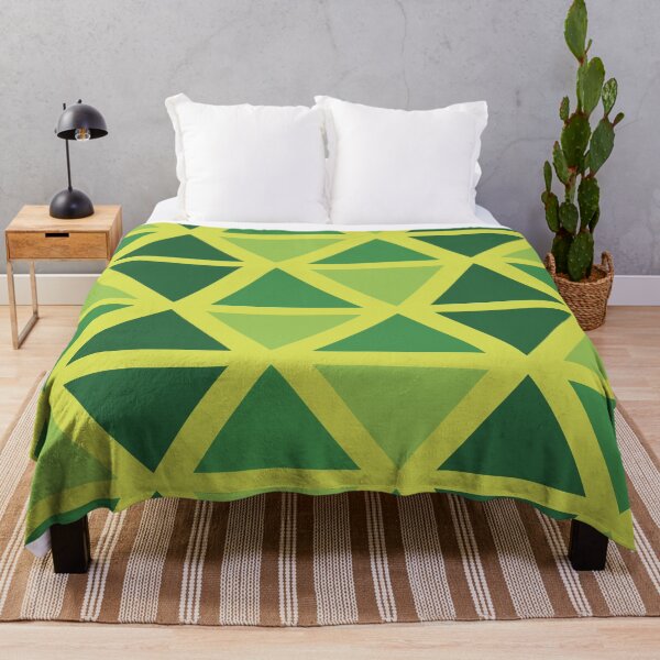 Item preview, Geometric Bogolan Pattern – Green Triangles designed and sold by Wolagno.