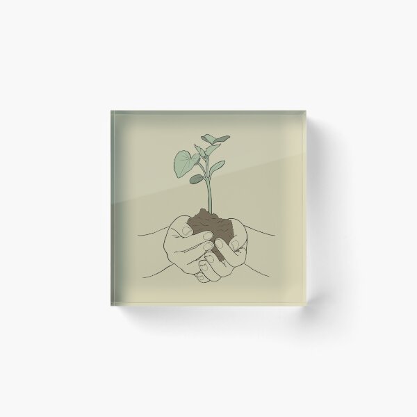 Item preview, Holding nature drawing designed and sold by Line & Tide.