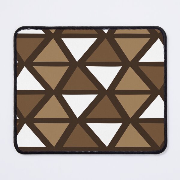 Item preview, Geometric Bogolan Pattern – Earth-Colored Triangles designed and sold by Wolagno.